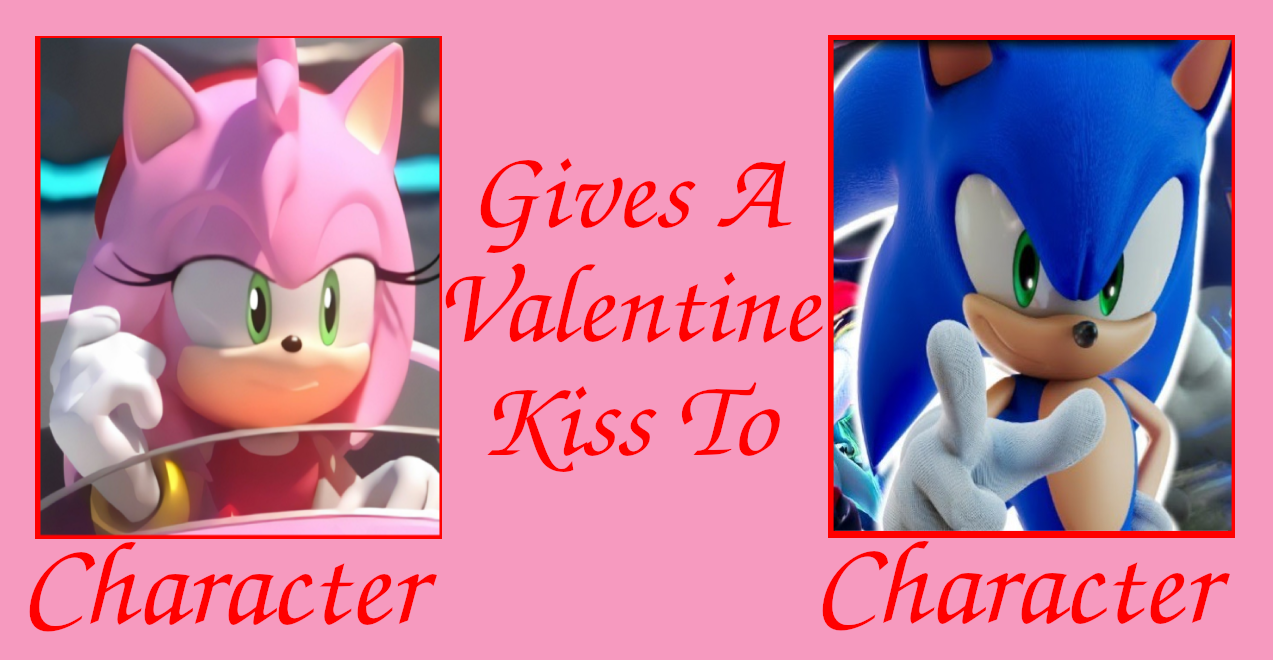 sonamy valentines kiss by Sonicsis on DeviantArt