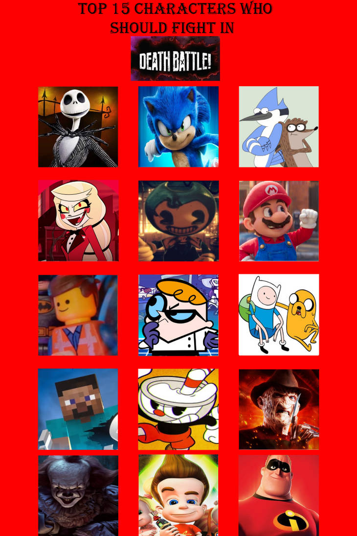 Death Based Characters My Top 15 Characters should Fight in Death Battle by JosephPlus2001 on ...