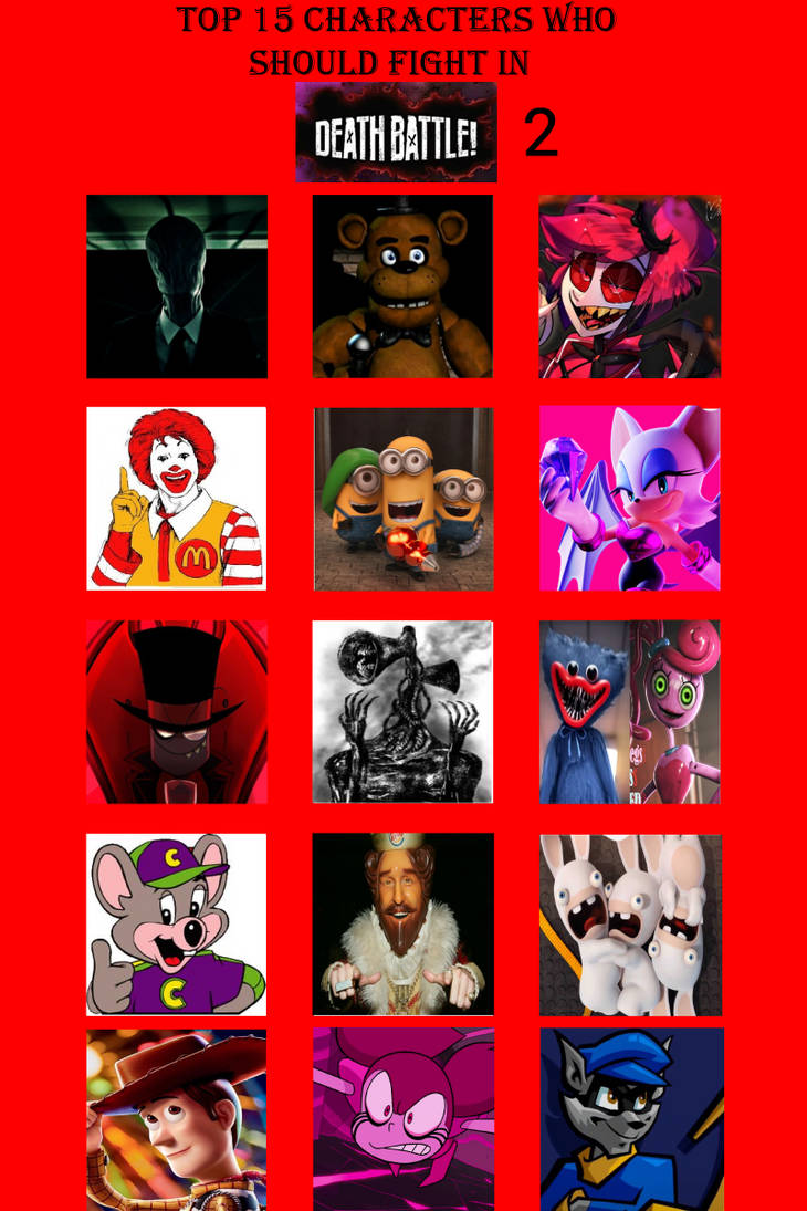 Death Based Characters My Second Top 15 Characters Fight in Death Battle by JosephPlus2001 on ...