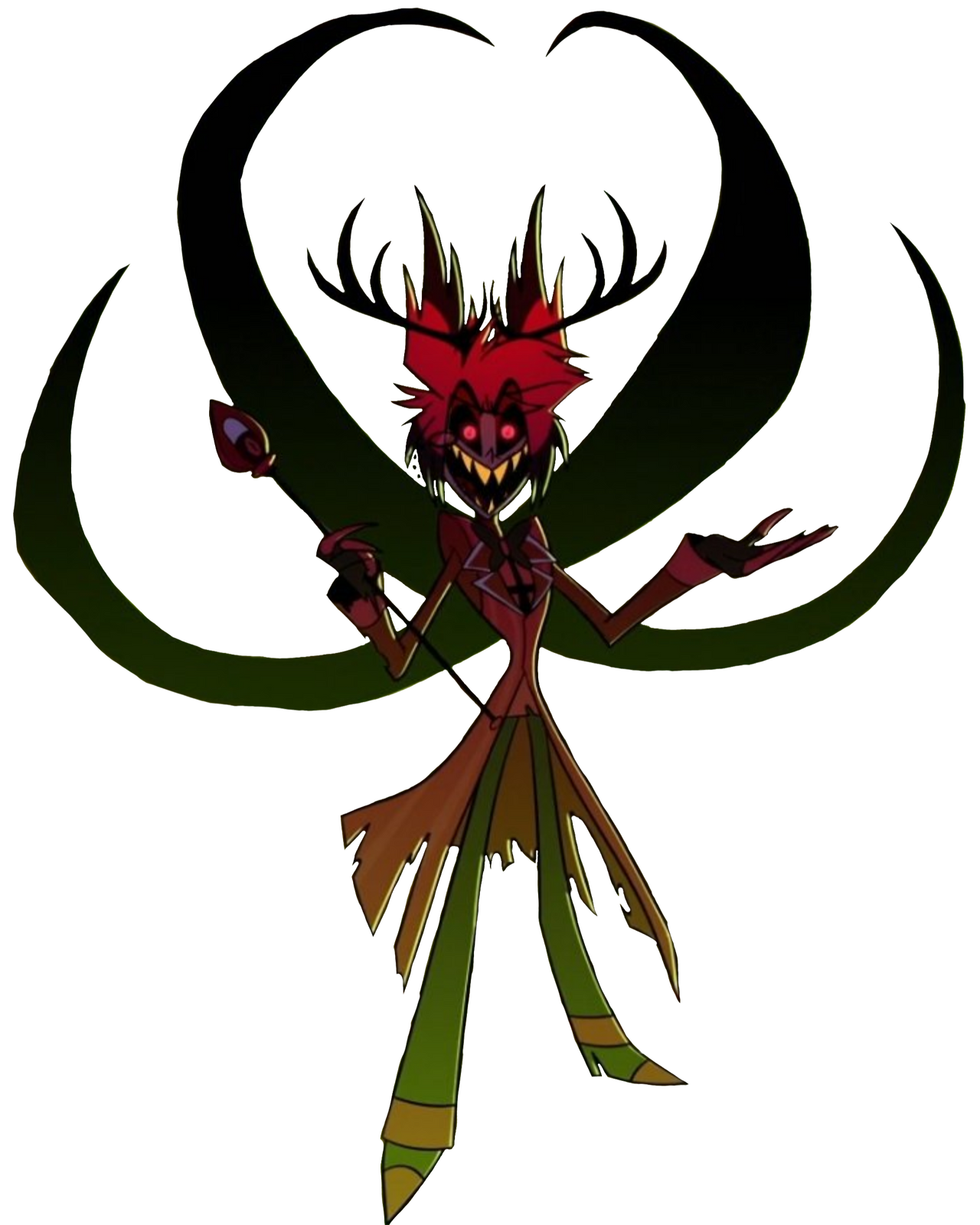 Alastor Radio Demon Form Render by JosephPlus2001 on DeviantArt