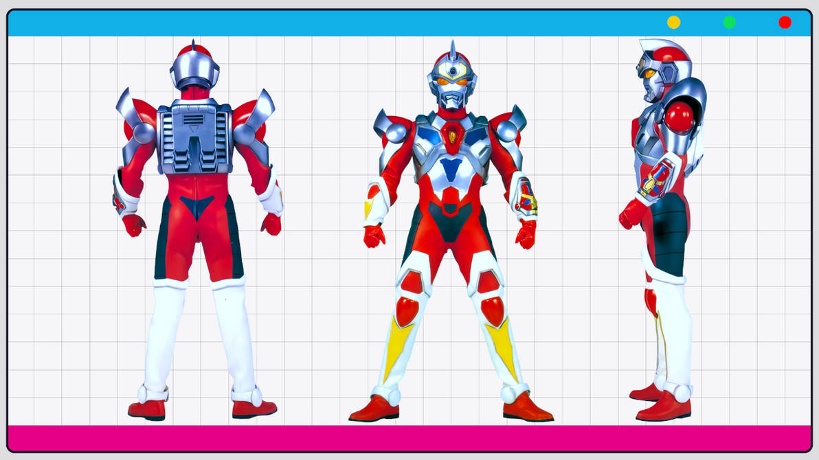 Gridman Render Gridman by TokuWebPage on DeviantArt