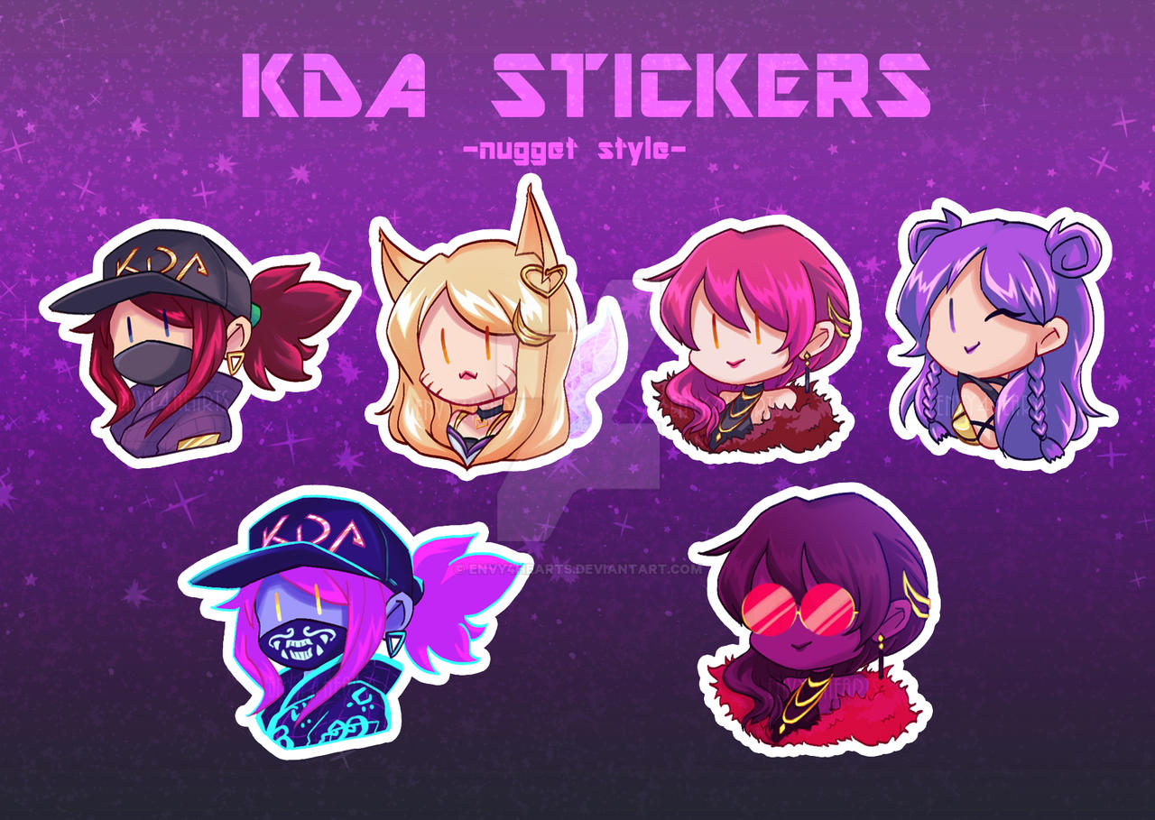 Da Sticker K/DA STICKERS by Envy4hearts on DeviantArt