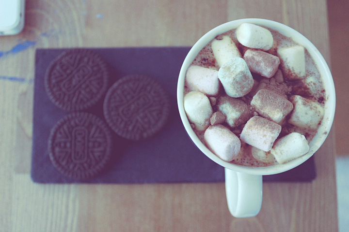 marshmallow and cookies