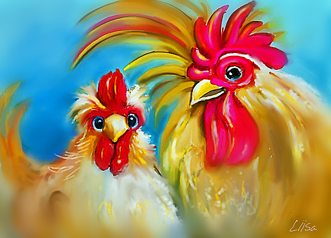Rooster Talking Talking Rooster Business by happytimer on DeviantArt