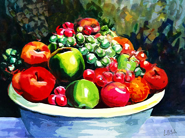 Bowl of Fruit by happytimer Bowl of Fruit by happytimer
