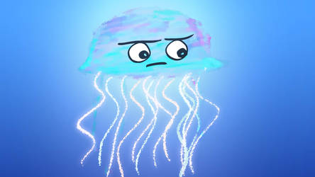 Jellyfish looking concerned.