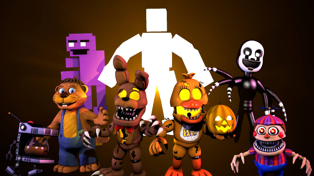 FNaF World Halloween Update Generations by PamKunggSFM on DeviantArt