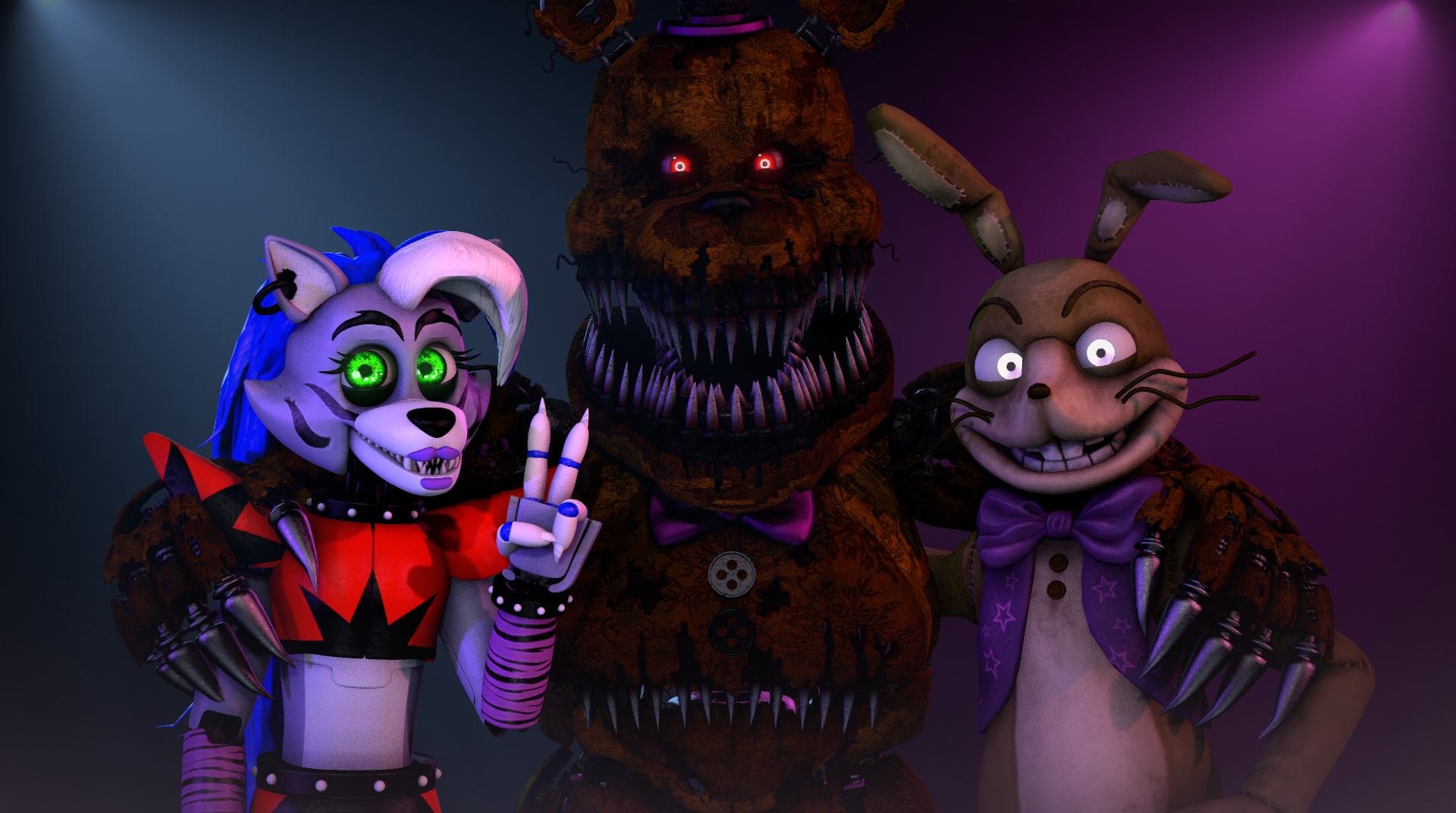 Glitchtrap - FNAF Help Wanted by Blaxbux on DeviantArt