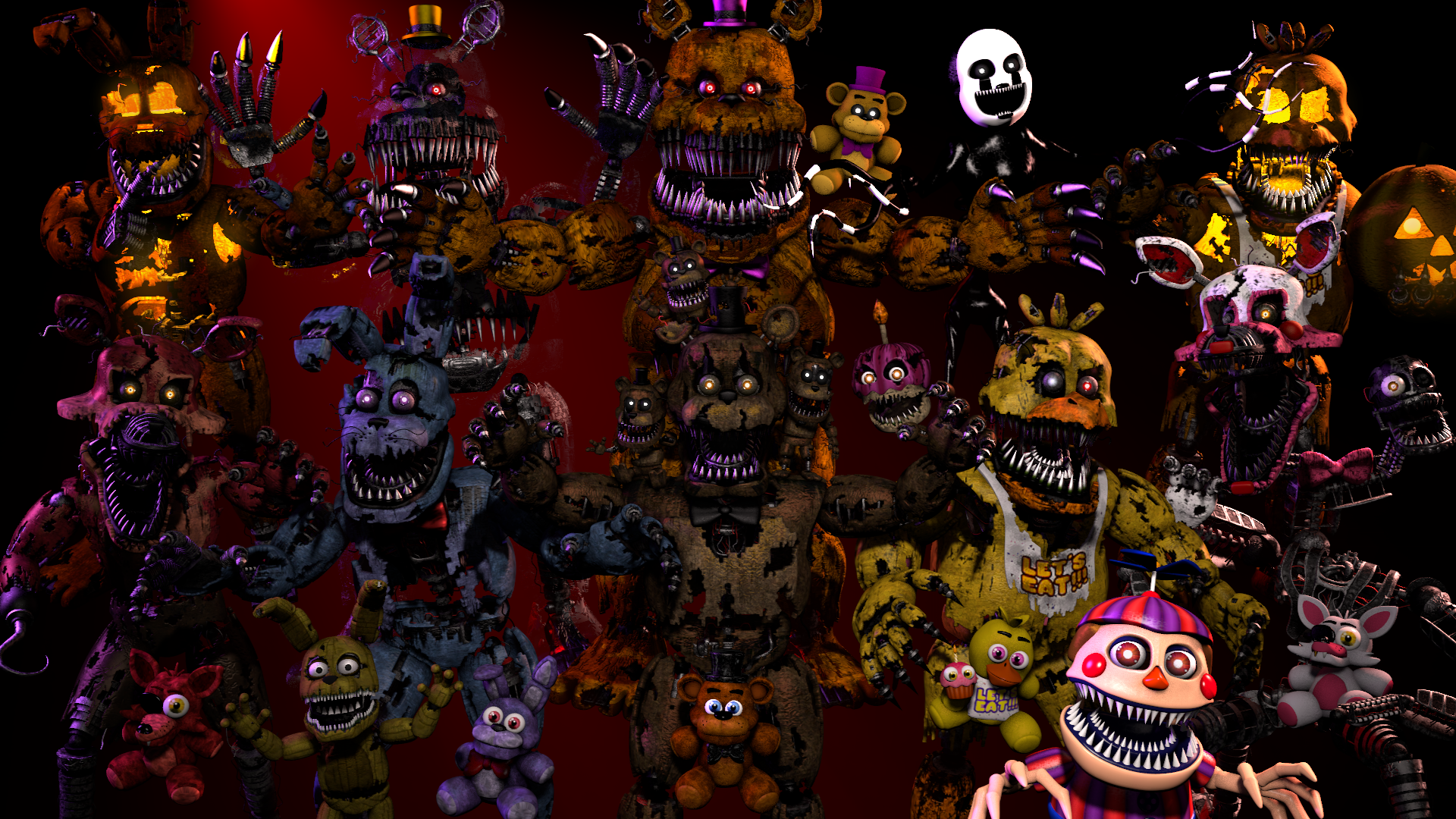 Five Nights at Freddy's 4 – All Characters