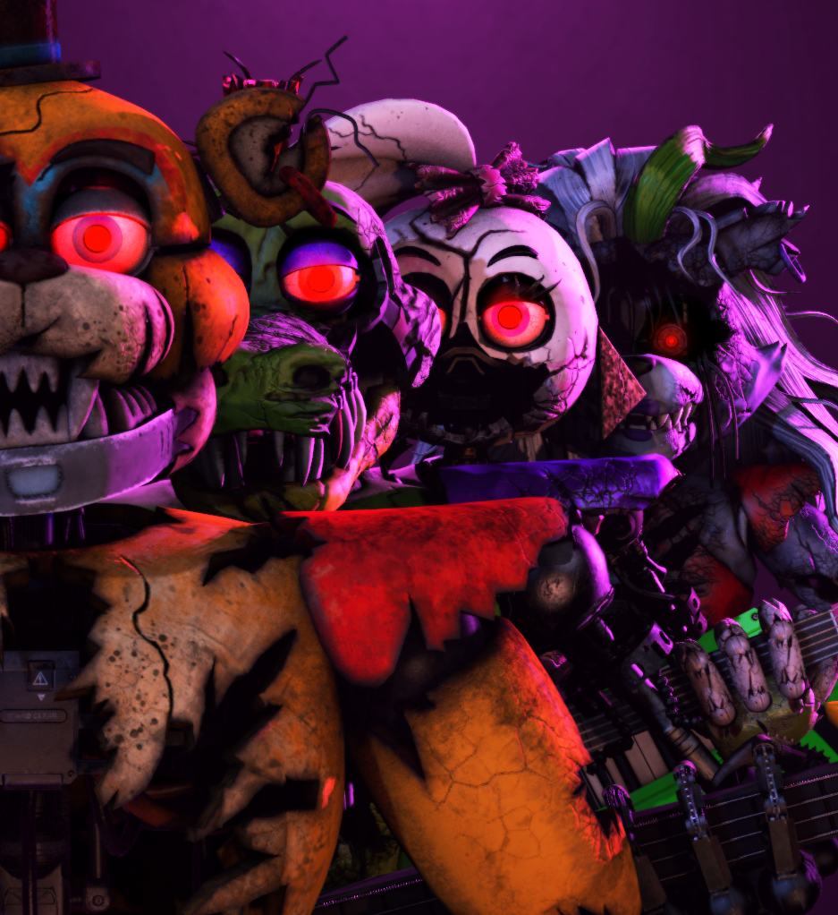 FNaF Security Breach RUIN Generations [Dark Ver.] by Confusedwolf26 on  DeviantArt