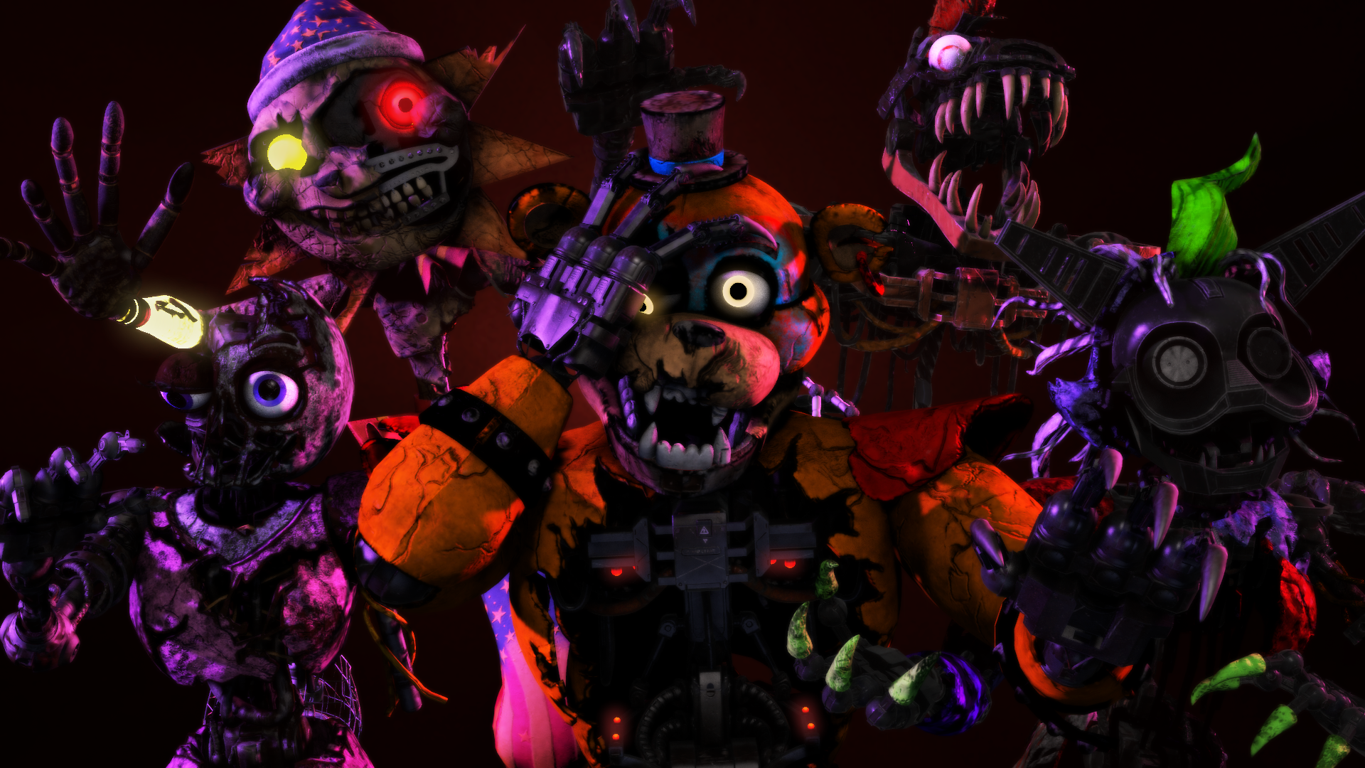 FNAF Security breach Ruin fan art by AkageIMP on DeviantArt