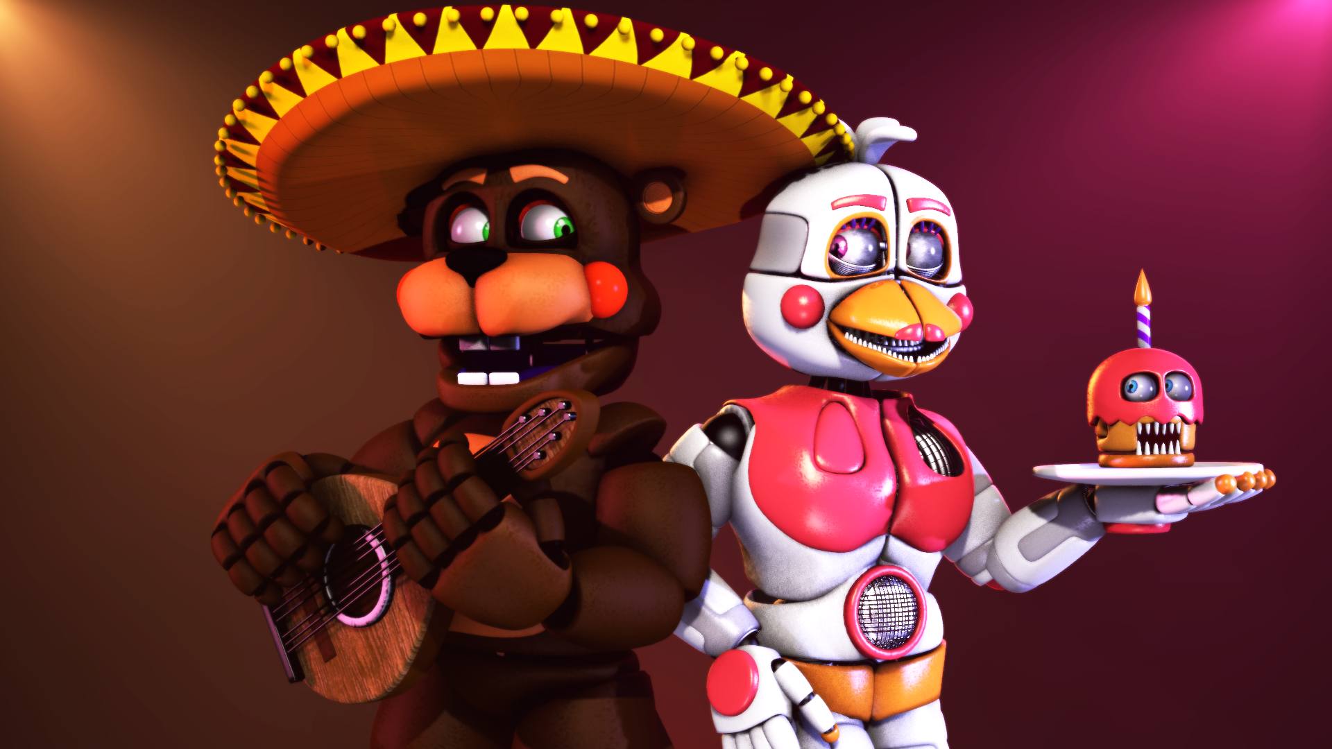 Zeph87 on X: I just remembered a Funtime Chica made by HeroGollum before  the existence of FNAF 6. She's quite a fatass Smash.   / X