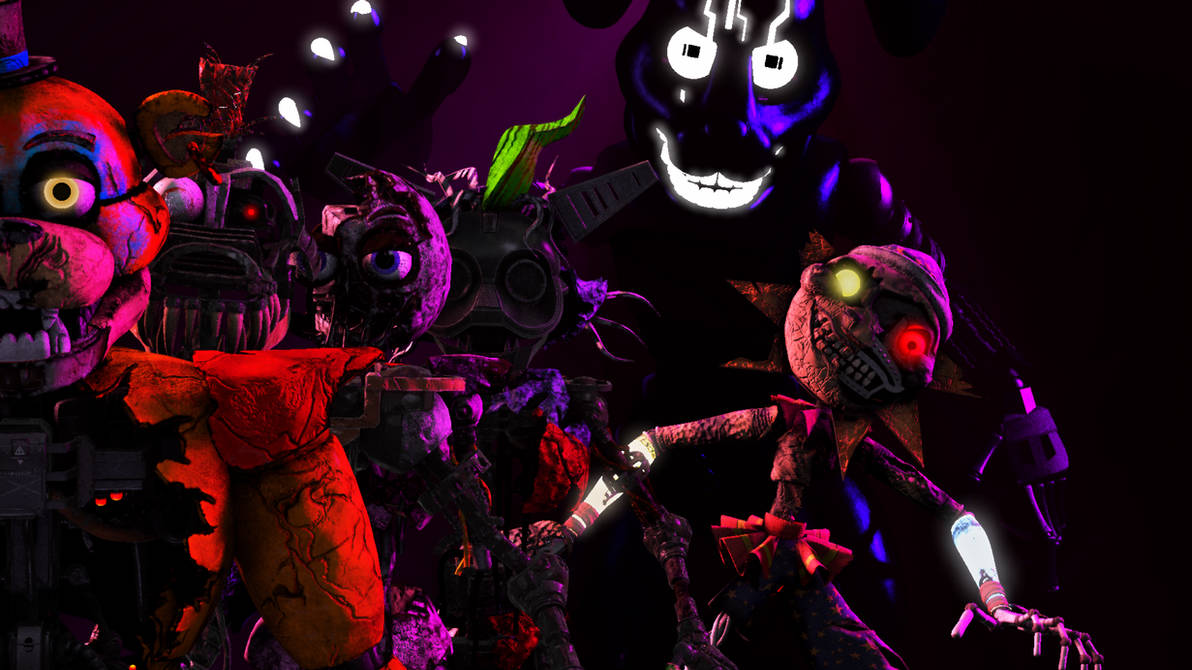 Five Nights At Freddy's Security Breach RUIN by SirBlueStudios on