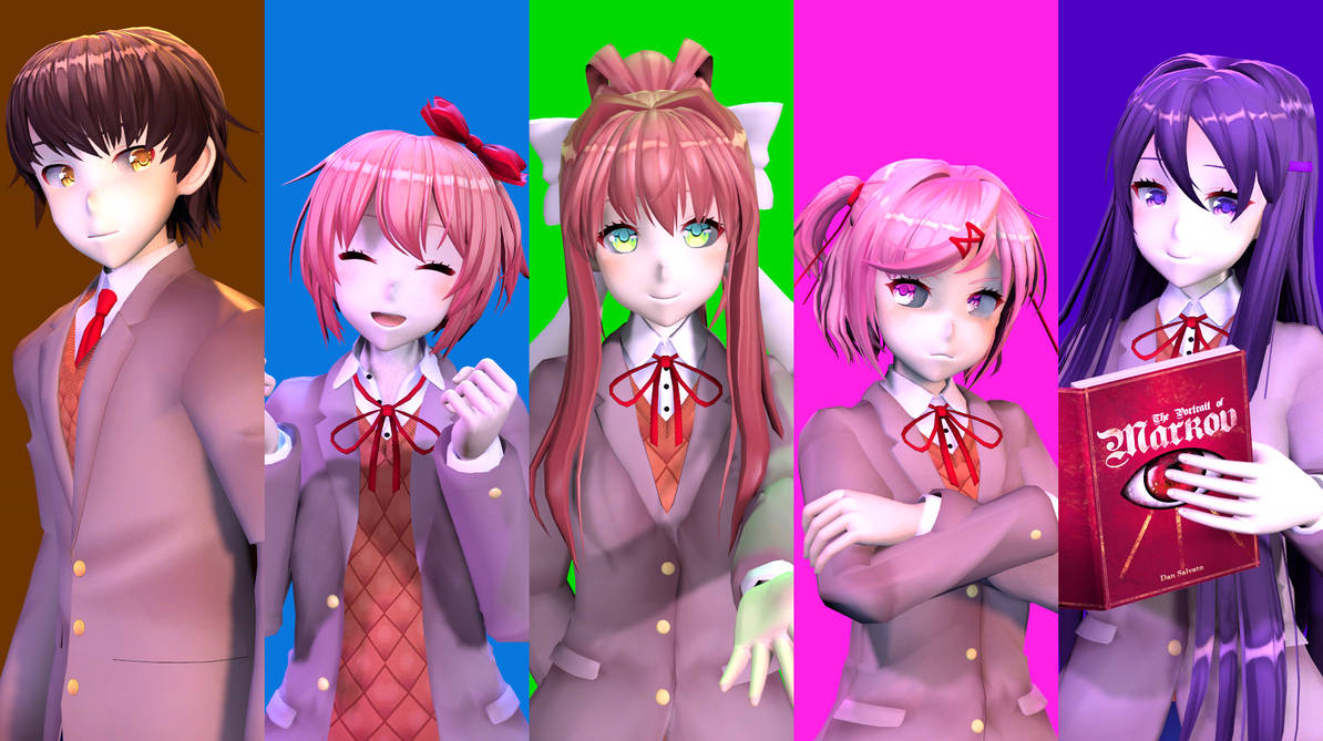 Every Doki The Main Cast of Doki Doki by PamKunggSFM on DeviantArt