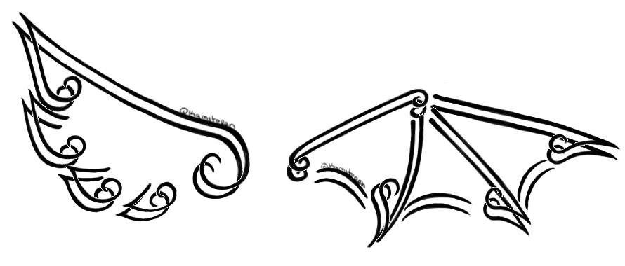 Tattoo Design- Wings