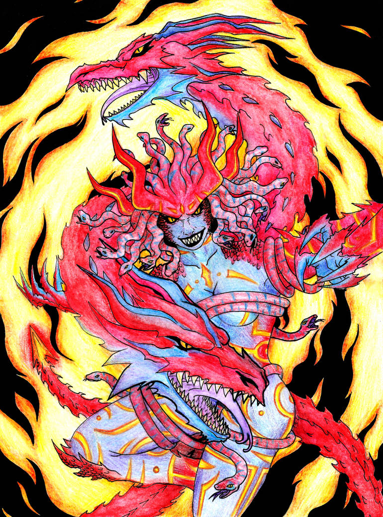 Volcano Demon The Dragonic Demon of the Volcano by K-Zet on DeviantArt