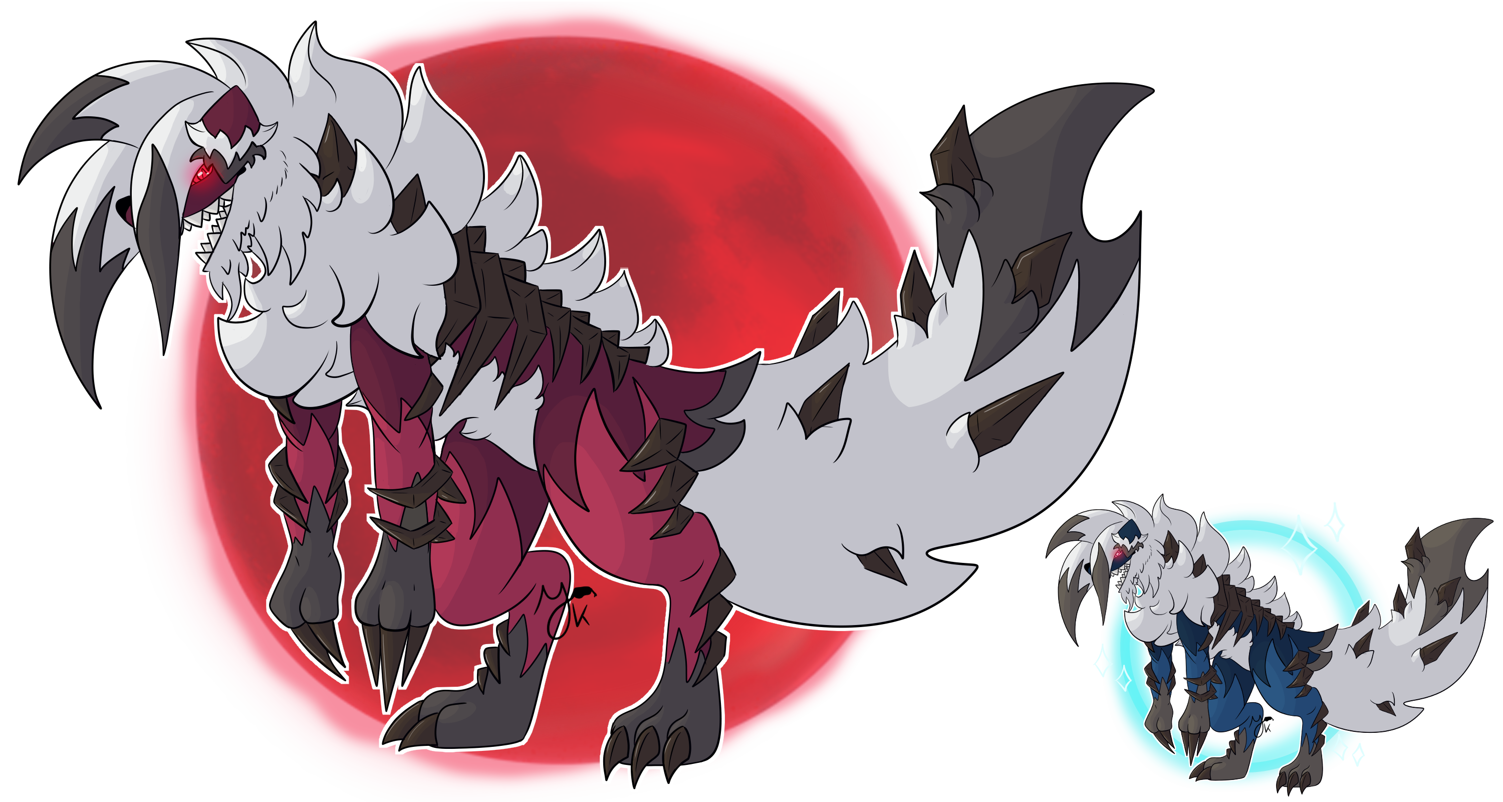 Mega Lycanroc Night Fanmade By JormunKeeper On DeviantArt mega-lycanroc-night-fanmade-by-jormunkeeper-on-deviantart