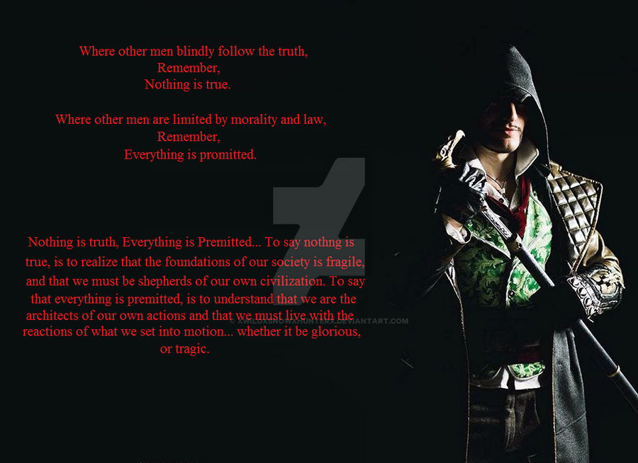 Assassin's Creed Motto with Jacob Frye by xWILDxSNOWxHUNTERx on DeviantArt
