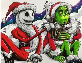 Jack Skellington and the Grinch