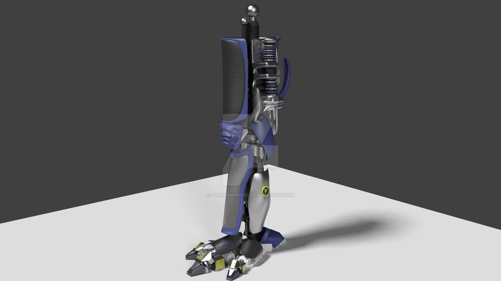 Warrior Mech Leg 2 by Blendsomniac on DeviantArt