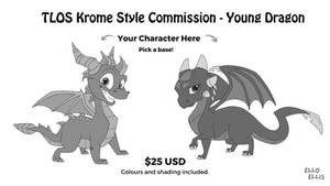 Krome Style Commissions - Young Dragon [OPEN]