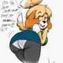 Dog Butt(Colored)