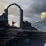 Distant Fortress Ruins
