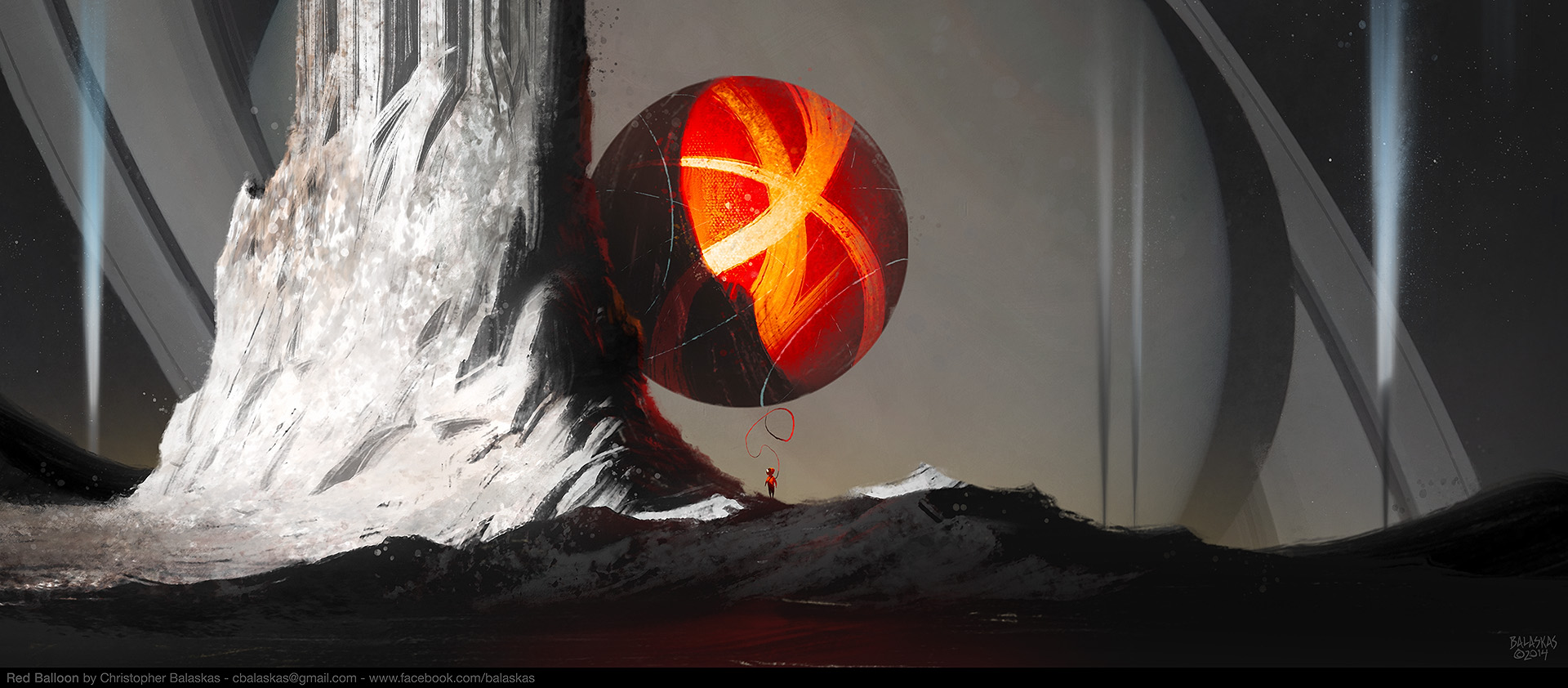 Red Balloon by Balaskas