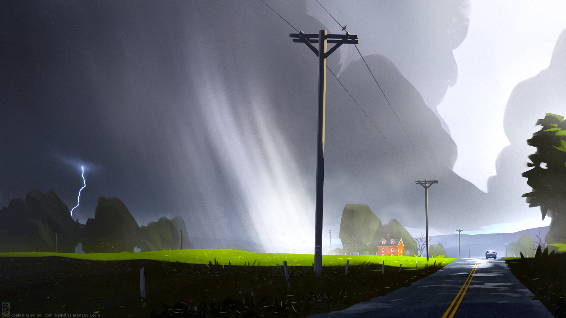 Stormy Road