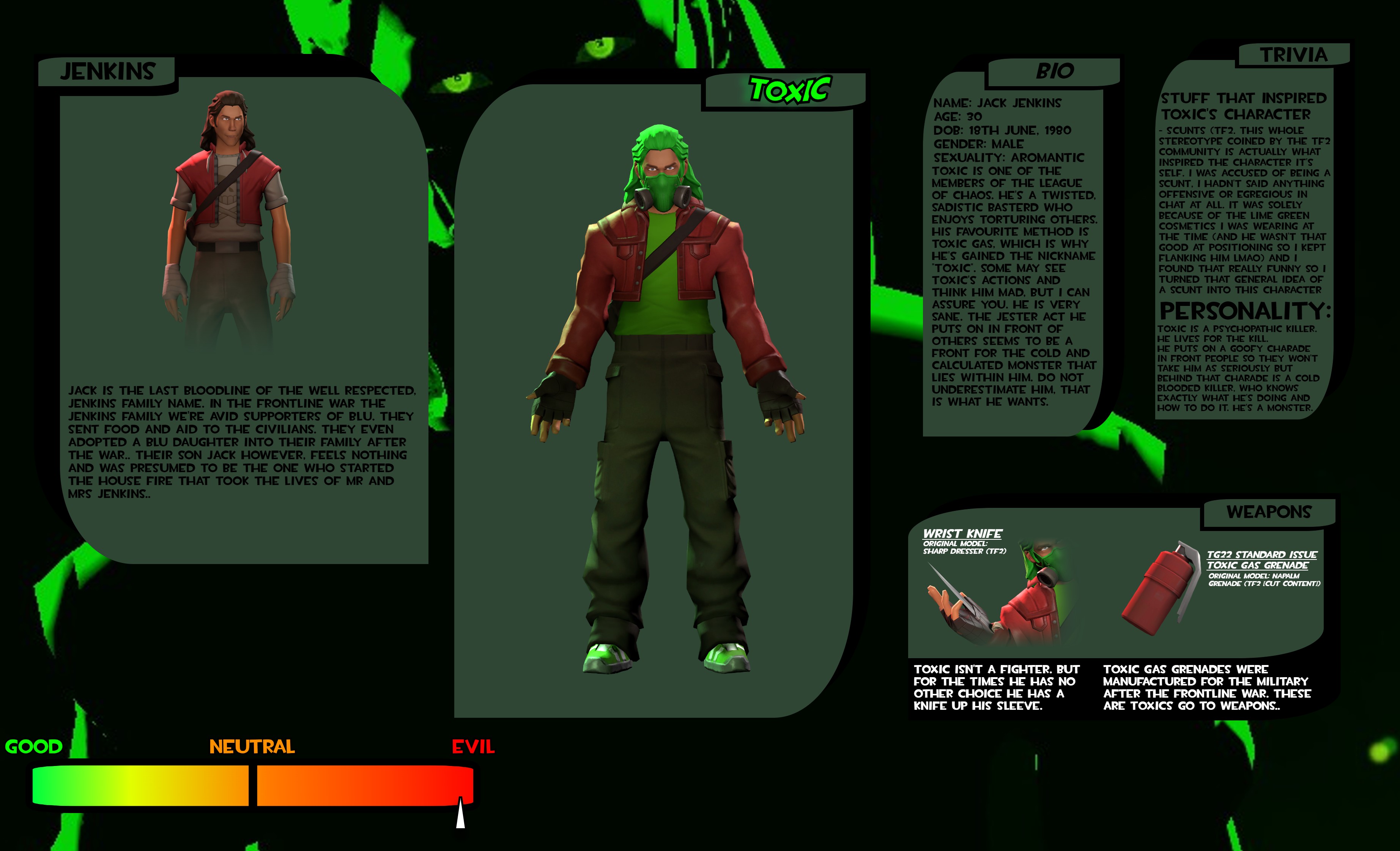 Toxic Reference Toxic Reference Sheet by YaBoiTomScout on DeviantArt