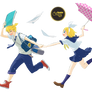 Render Len y Rin Kagamine