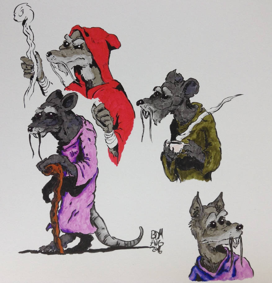 Splinter the Rat Studies by BDMcKown on DeviantArt