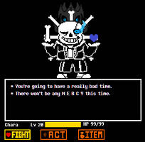 Damaged Sans fight