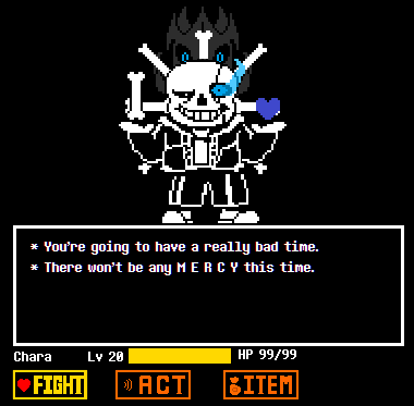 Undertale, Sans Fight