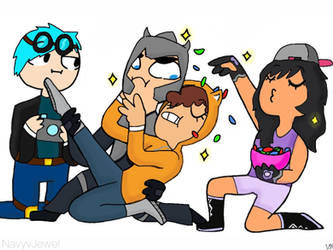 Download Minecraft Pat And Jen Wallpaper