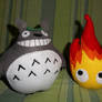 Totoro and Calcifer