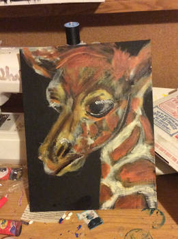 crappy giraffe painting