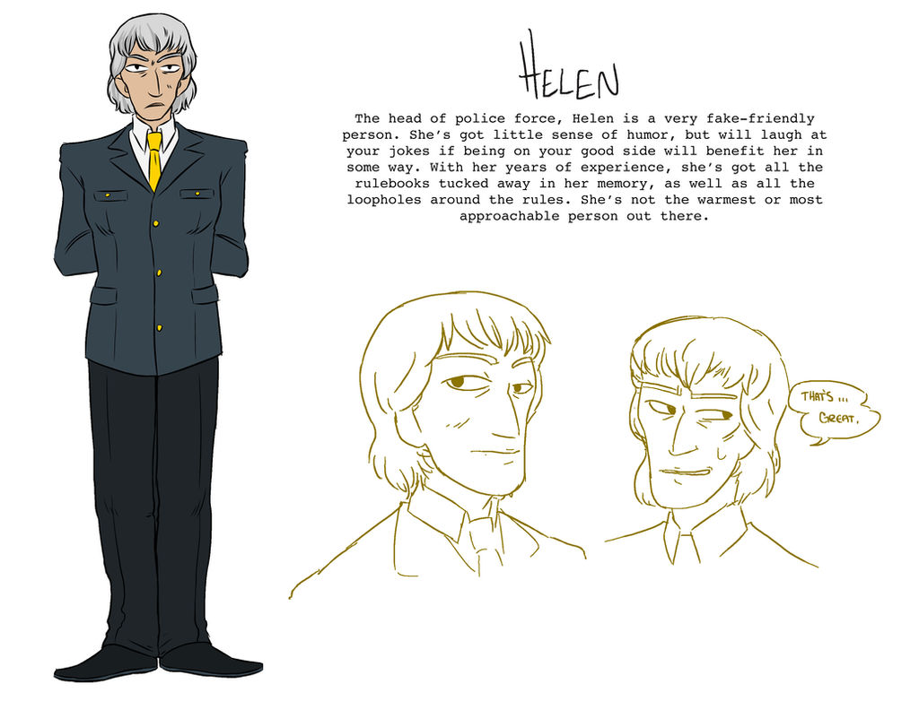 Helen Character Sheet