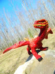 Dragon on a Rock by MsMergus
