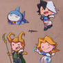 Rivals support chibis