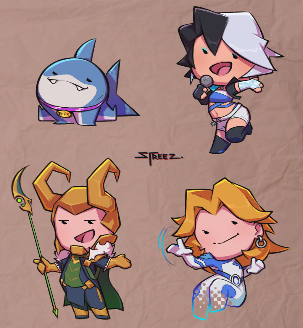 Rivals support chibis