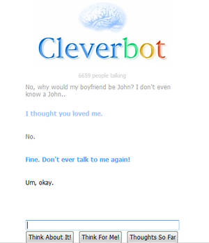 So Hira was talking to Cleverbot