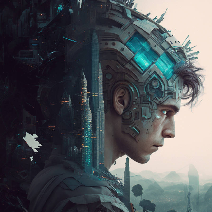 half man, half machine-Enhanced by brunordiniz on DeviantArt