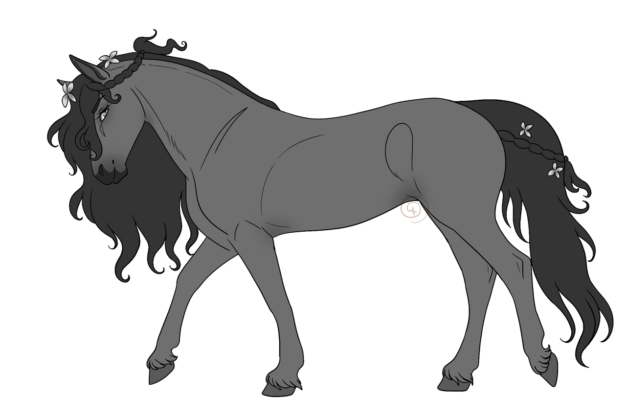 F2U Mare Base - w/ Flowers