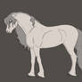F2U Friesian Mare Base
