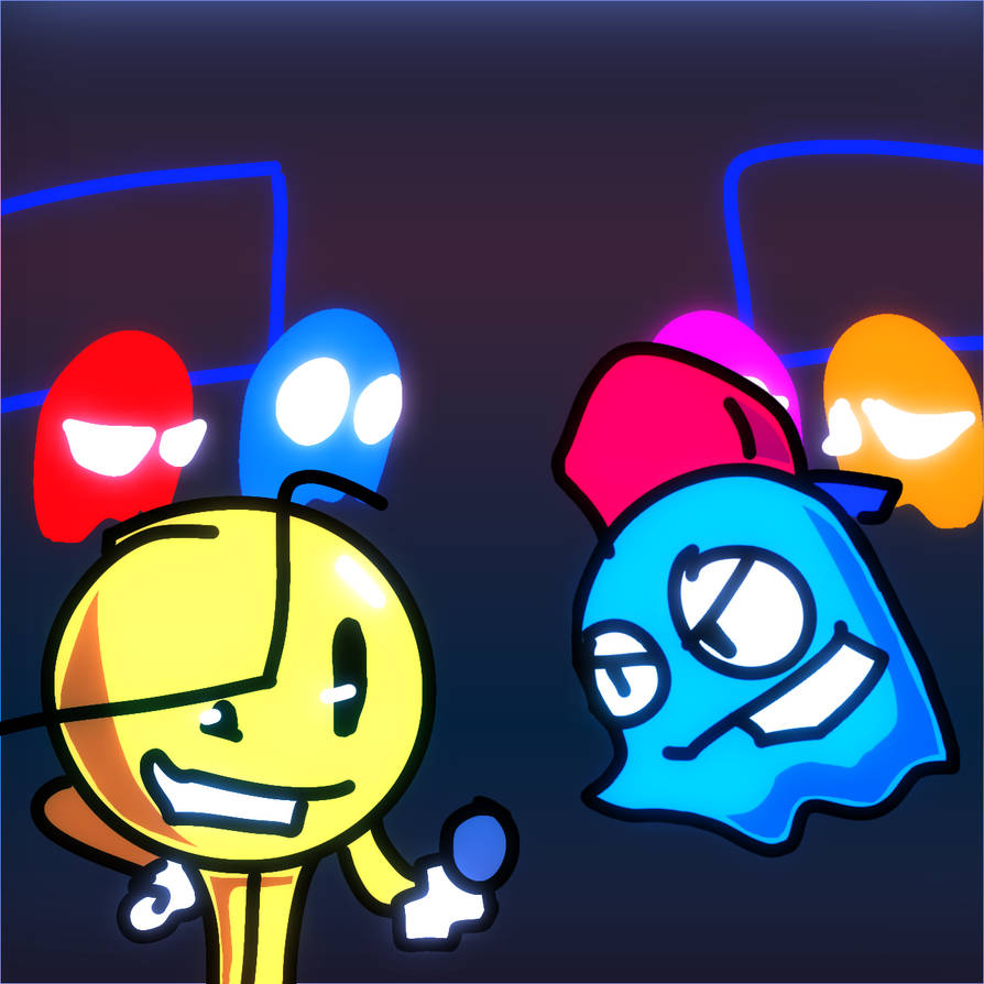 Pacverse Deviantart Vs pacman art by ZippyZappybear on DeviantArt