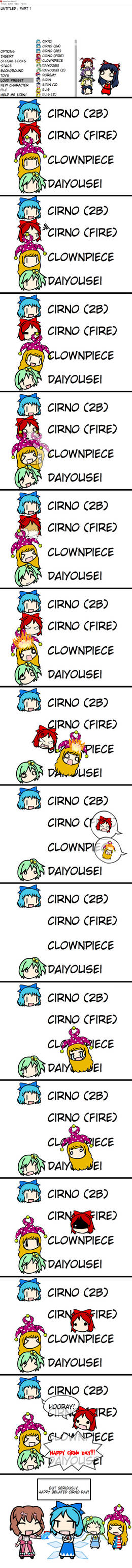 Happy Belated Cirno Day!