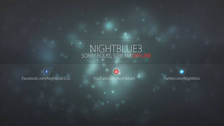 Nightblue3 Fan Offline TWITCH.TV Stream Cover
