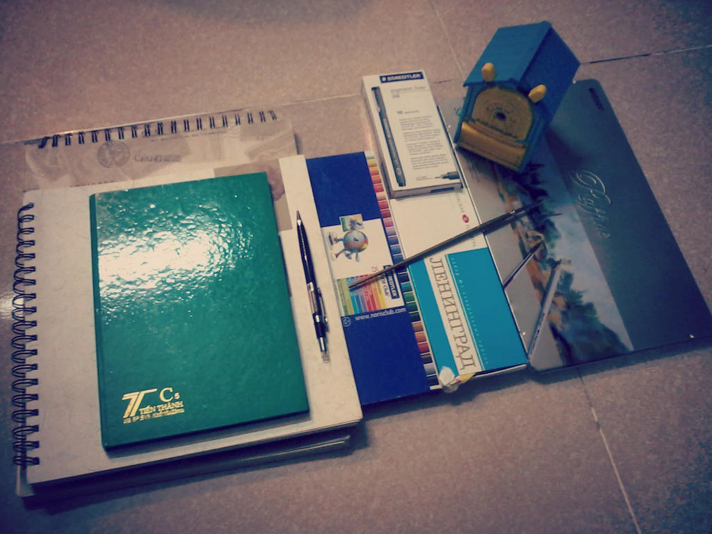 My drawing instruments by ngoclangtu on DeviantArt