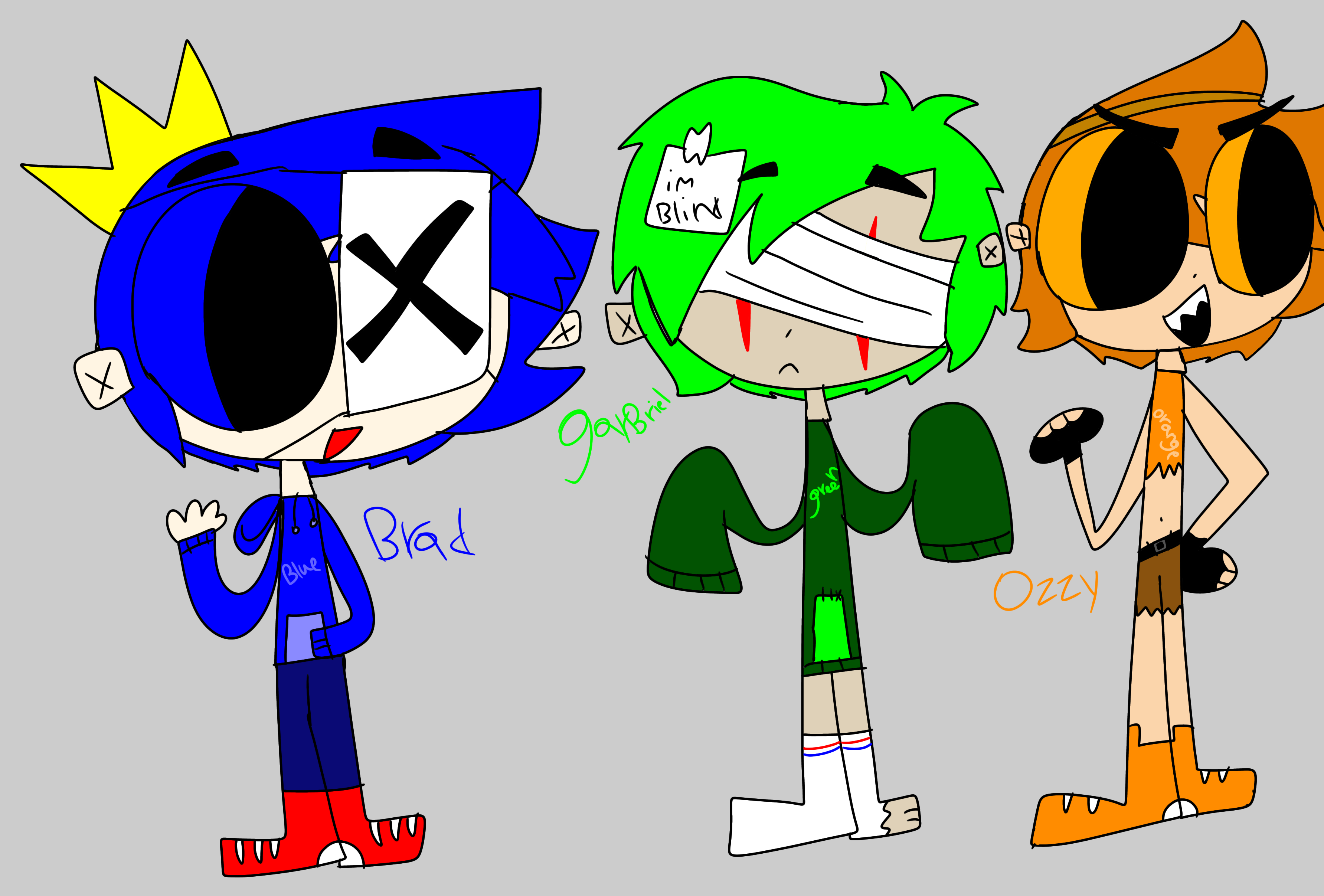 Garten of banban characters in my style! by C4m3l14dr4ws on DeviantArt